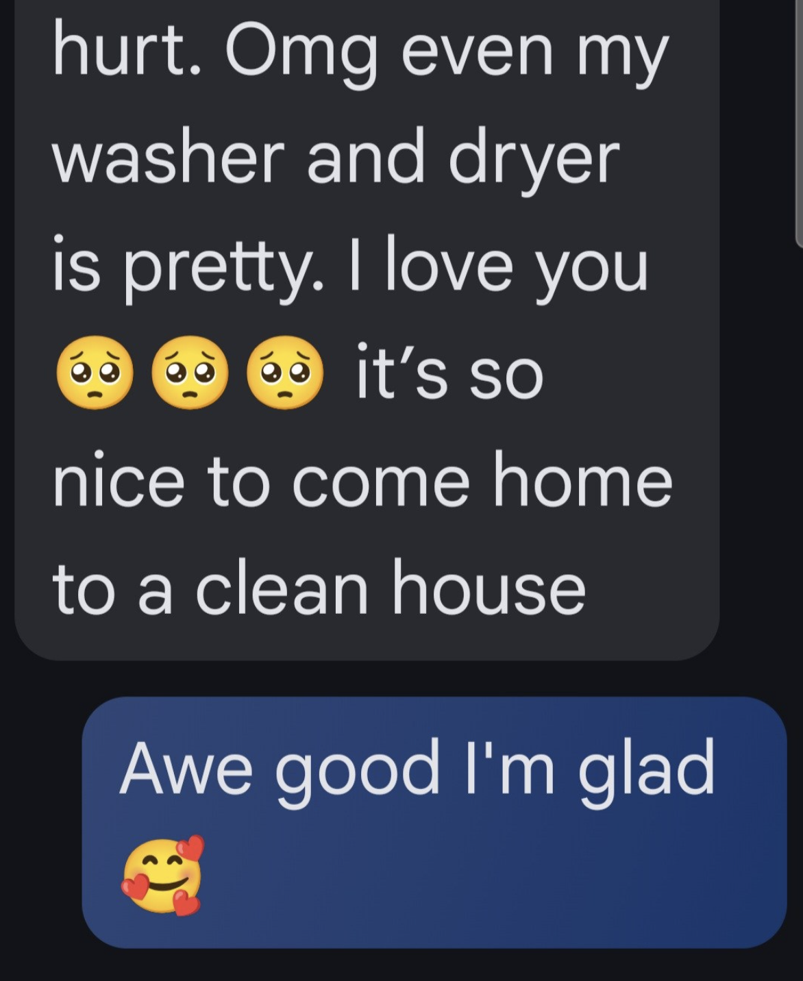 Customer Text Message